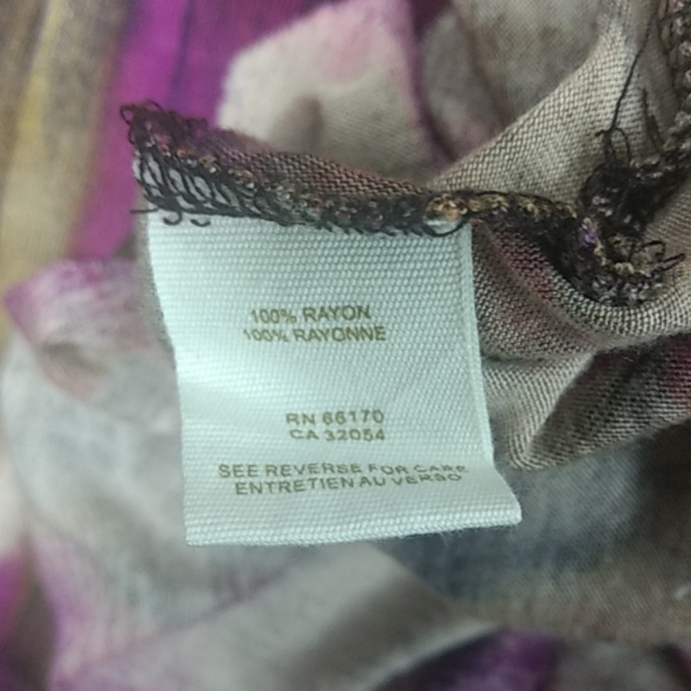 Free People Tunic Floral Lace Racerback Size Small - Picture 7 of 8